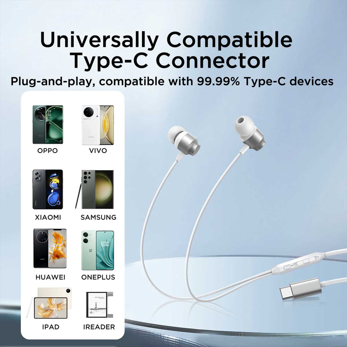 Joyroom EC06 Type-C In-Ear Metal Wired Earbuds (Black)