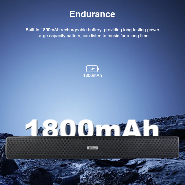 Kisonli LED-803 Wireless Bluetooth 16W Portable Soundbar Speaker – view 4