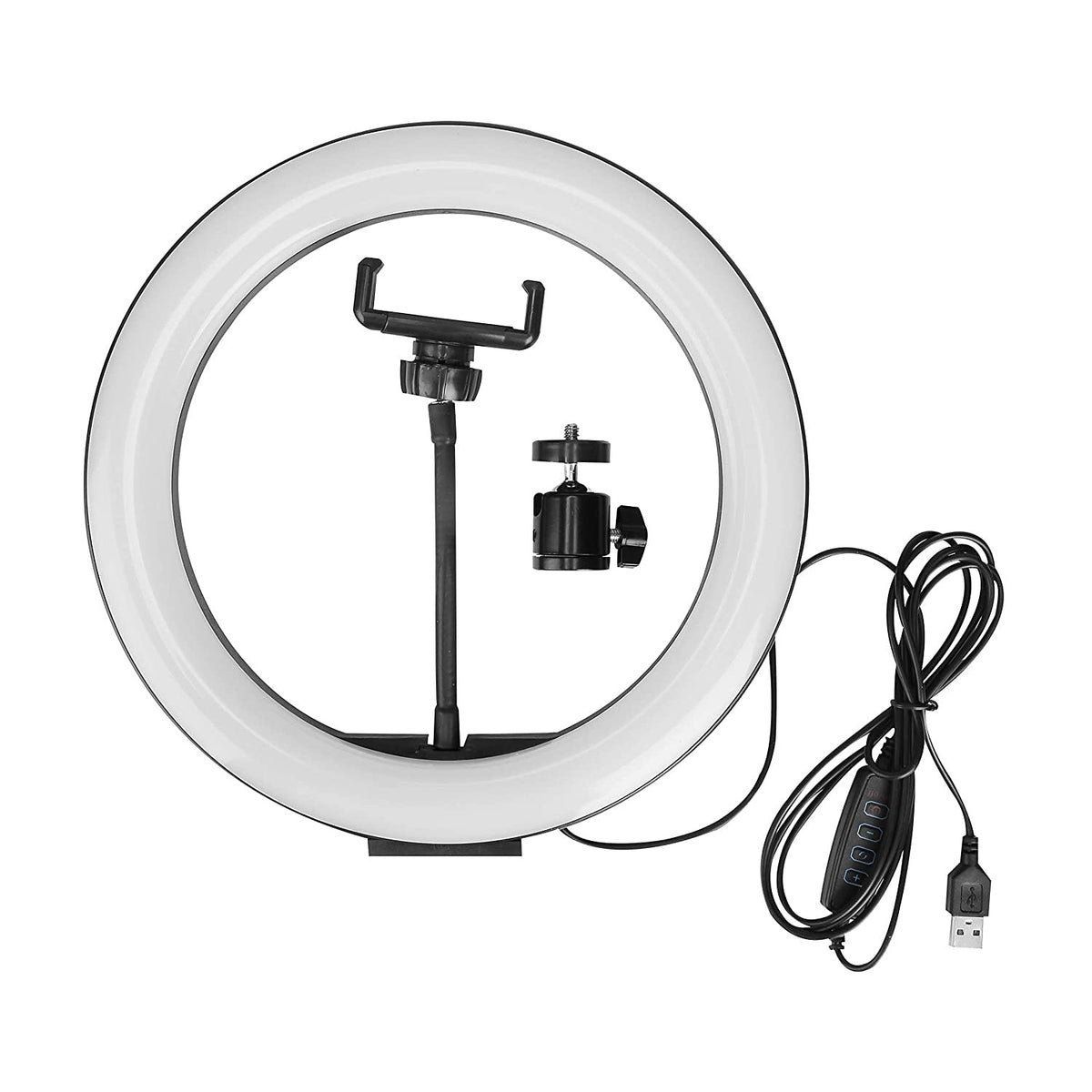 26cm LED Studio Ring Light with Mobile Holder – view 4