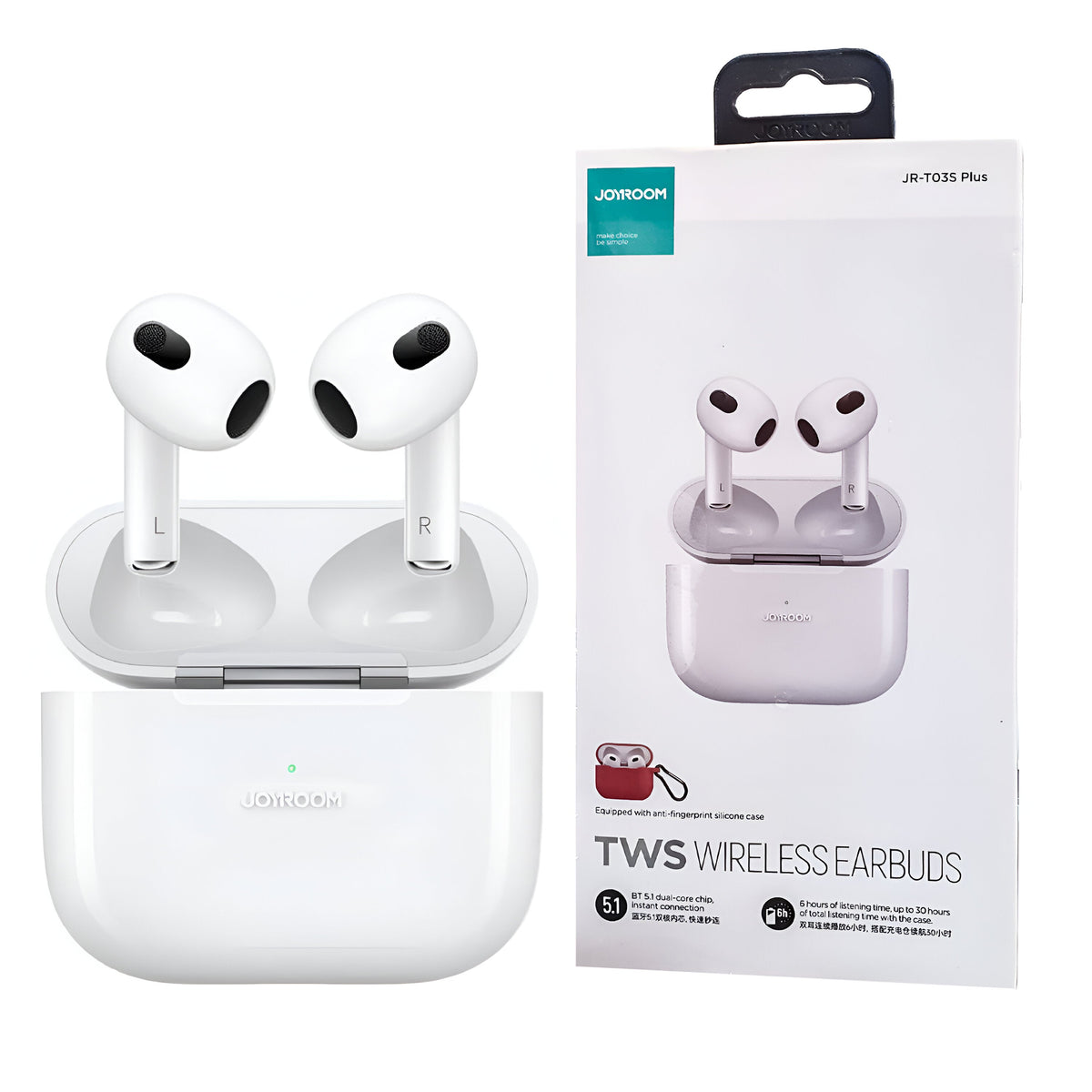 Joyroom JR-T03S Plus 4th Gen TWS Bluetooth Earbuds