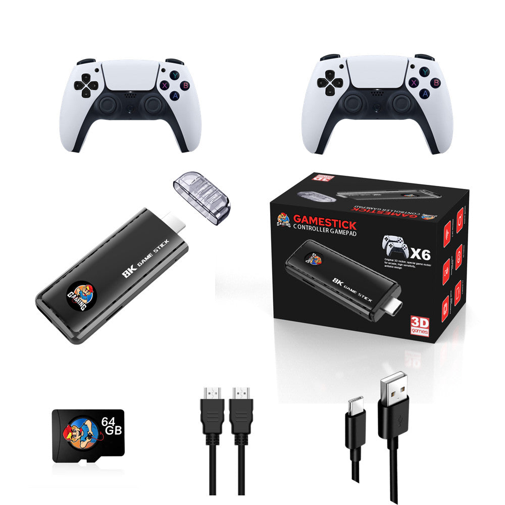 X6 64GB Classic 8K HD TV Game Stick with Wireless Controller (40000+ Games) – view 4