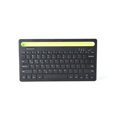 Wireless Bluetooth Keyboard With Phone/tablet Holder Slot