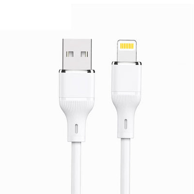 LogiLink USB To Lightning Silicone Fast Charging Data Cable 1m White (1 Year Warranty)
