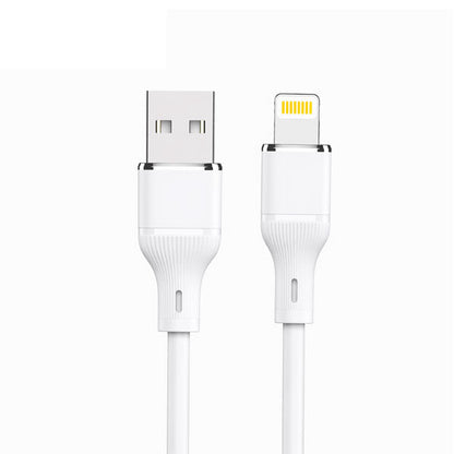 LogiLink USB To Lightning Silicone Fast Charging Data Cable 1m White (1 Year Warranty)