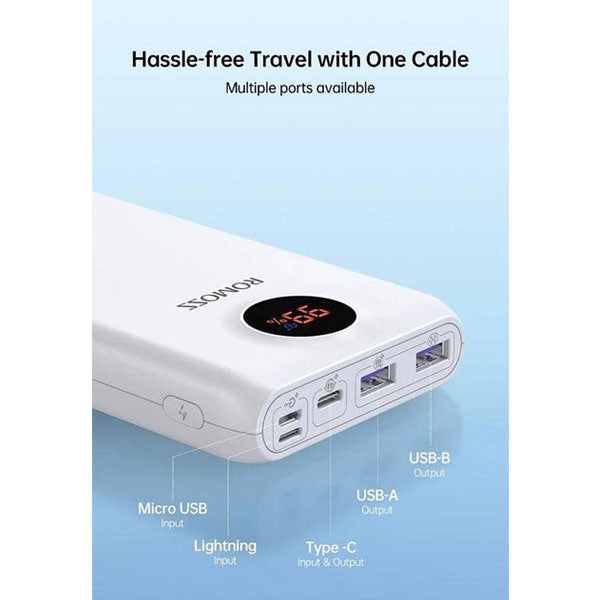 Romoss Pho10f 22.5w Fast Charging 10000mah Power Bank – view 2