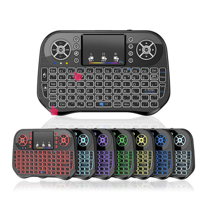 Speedx I10 Mini Wireless+bluetooth Touchpad 7 Color Backlit Light 2.4ghz – view 2