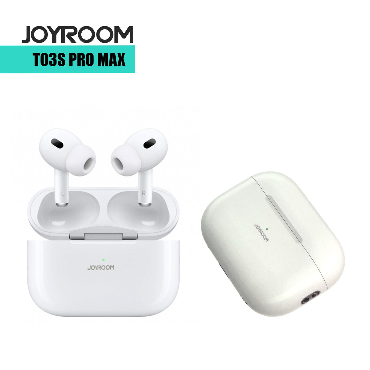 Joyroom JR-T03S Pro Max Wireless Earbuds – White