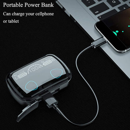 M10 Wireless Earbuds with LED Display Charging Case