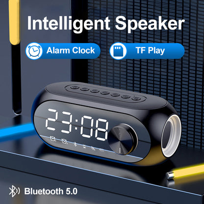 Kisonli LP-2S RGB Speaker Alarm Clock (Bluetooth 5.0, TF Card) – view 2