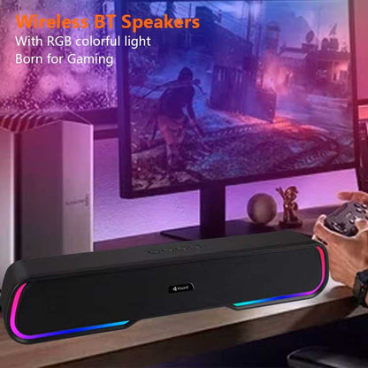 Kisonli LED-913 Sound Bar Bluetooth Gaming Speaker with RGB Light – view 2