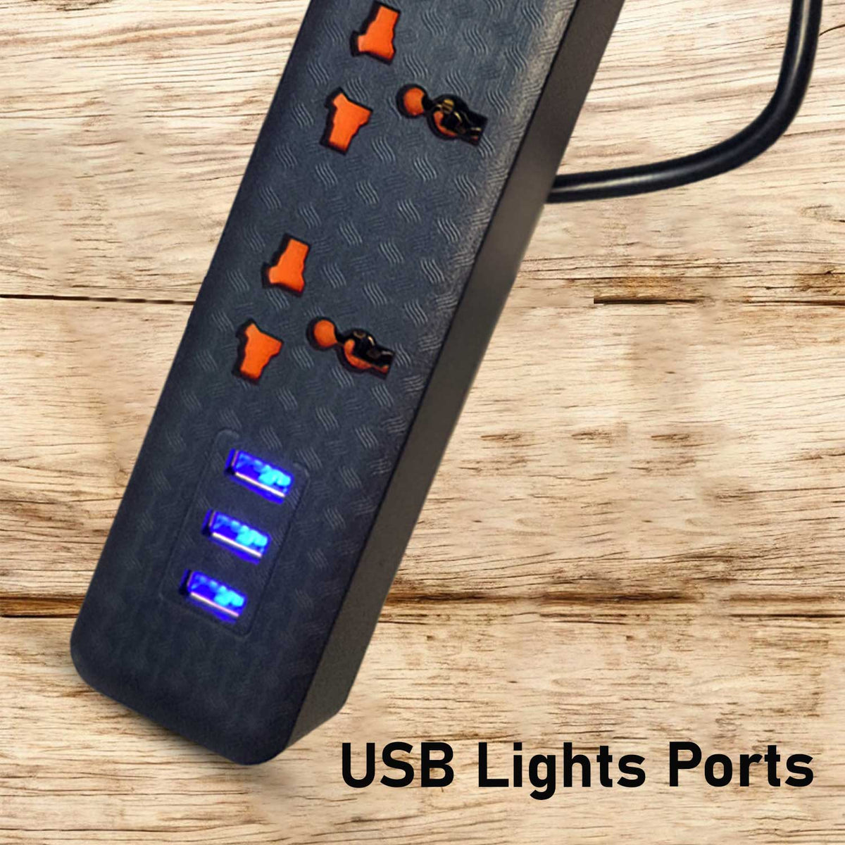 403PUC Speed-X Premium Portable Power Strip (4 Socket + 2 USB + 1 Type-C) – view 2