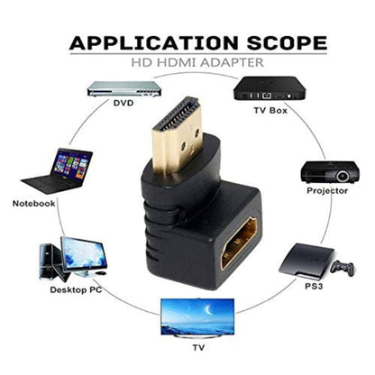 HDMI L-Shape 90° Male to Female Adapter – view 2
