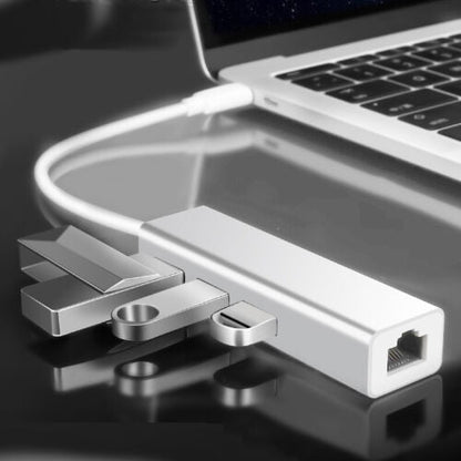 Type-C 3.1 to LAN and USB Hub – view 2