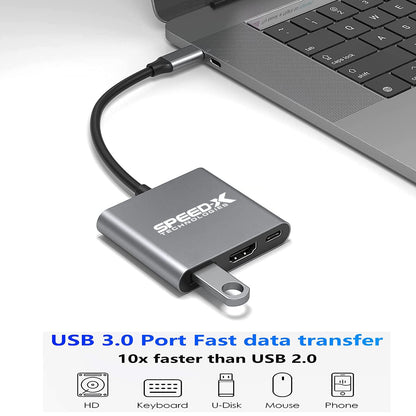 Speed-X SP-TC03A Type-C 3.1 to OTG+HDMI+USB 3.0 – view 2