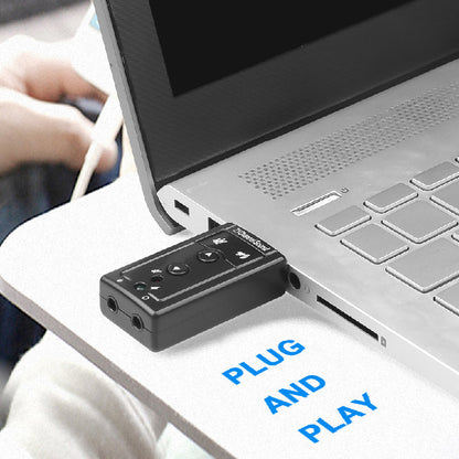 USB Sound Card 7.1 (Black) – view 2