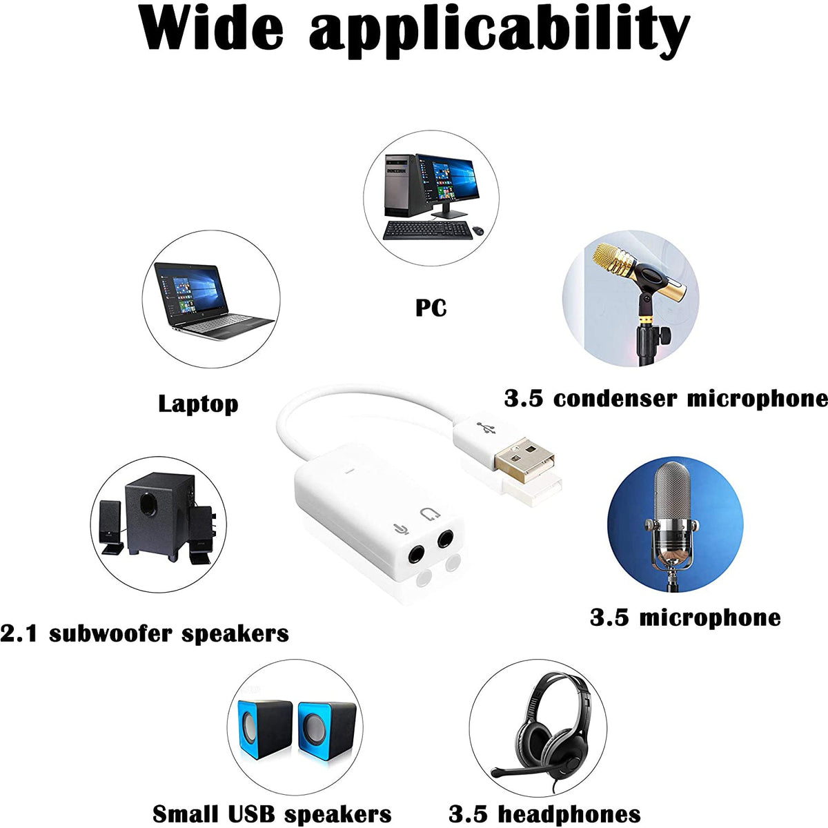 USB Sound Card 7.1 – view 2