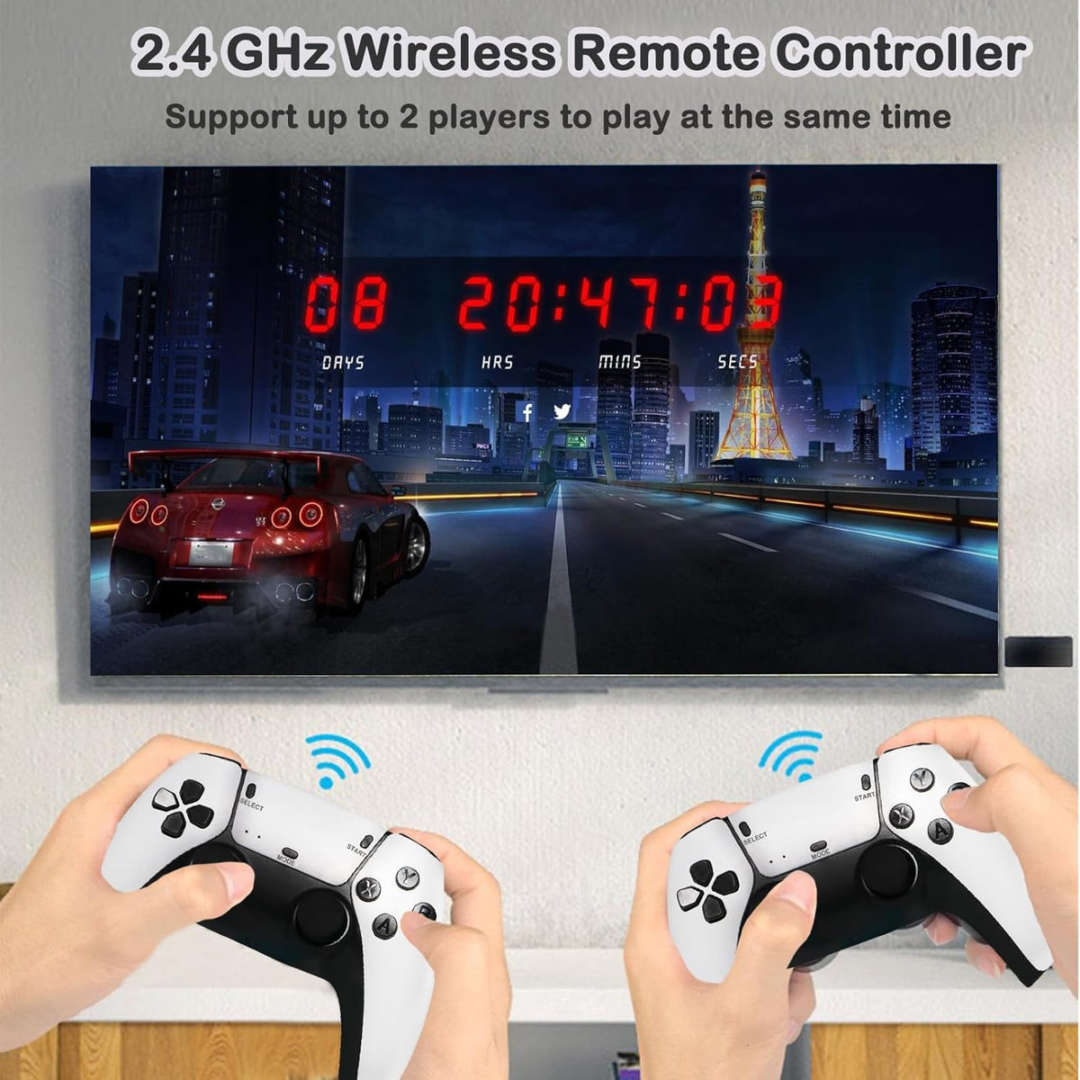 M15 Video Game Stick 4K (20000+ Retro Games with Tekken 3) – view 2