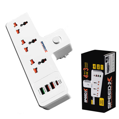 New 304PUC Speed-X Premium Portable Power Strip (3 Socket + 3 USB + 1 Type-C) – view 2
