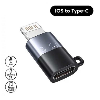 USB-C To Lightning OTG Audio Adapter For Mic & Phone – view 2