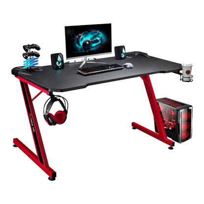 Xtrike Me DK-02 Ergonomic Gaming Desk (Z-Shaped Legs, Black) – view 2