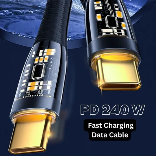 Aspor A153 240W Type-C To Type-C PD Fast Charging Data Cable 1.8m – view 2