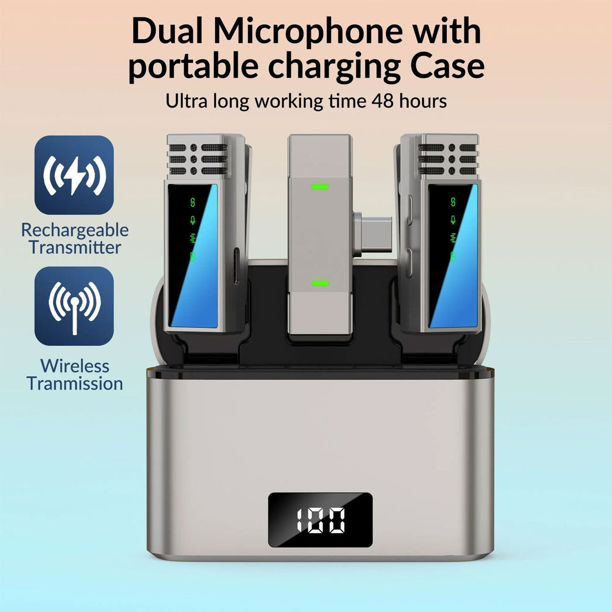 Jmary MW-15 2.4G Wireless Microphone for Mobile (Type-C) – view 2