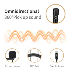 Jmary MC-R2 Type-C Lavalier Microphone – view 2