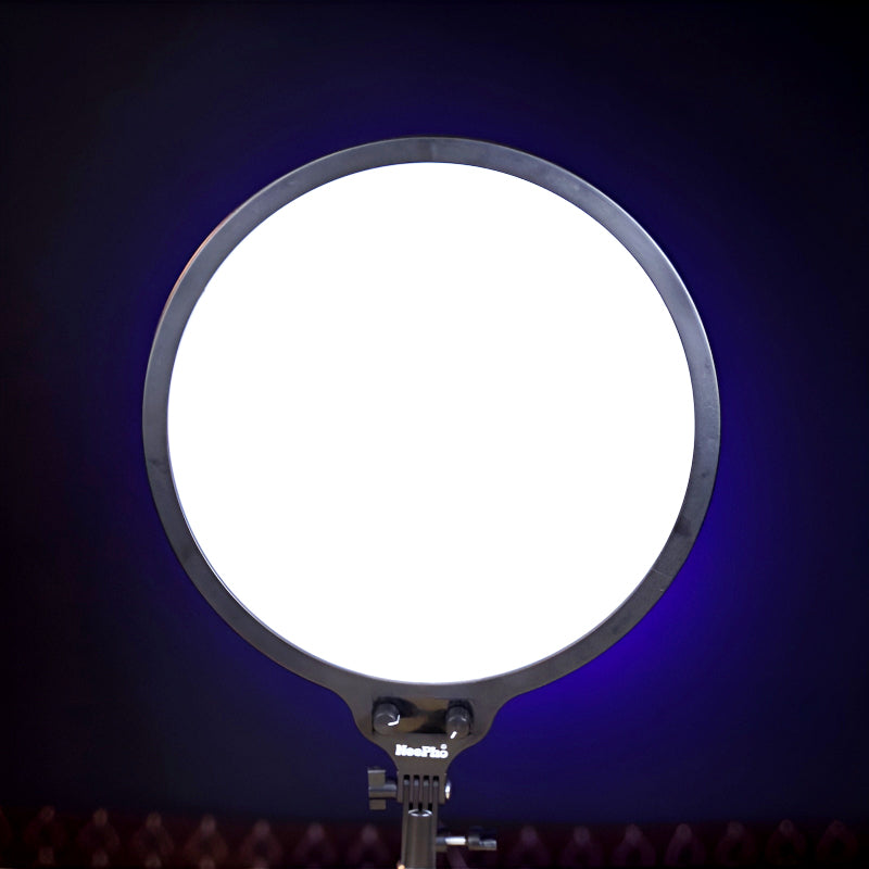 Neepho 26cm LED Soft Ring Light with 360° Rotating Pan Tilt – view 2