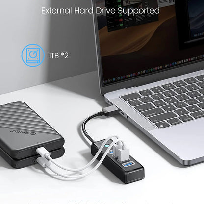 Orico PW4U 4-Port USB 3.0 Hub (5Gbps High Speed) – view 2