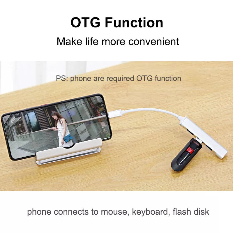 Speedx SP-TC43 Type-C 3.1 to USB Hub (4 Port) – view 2