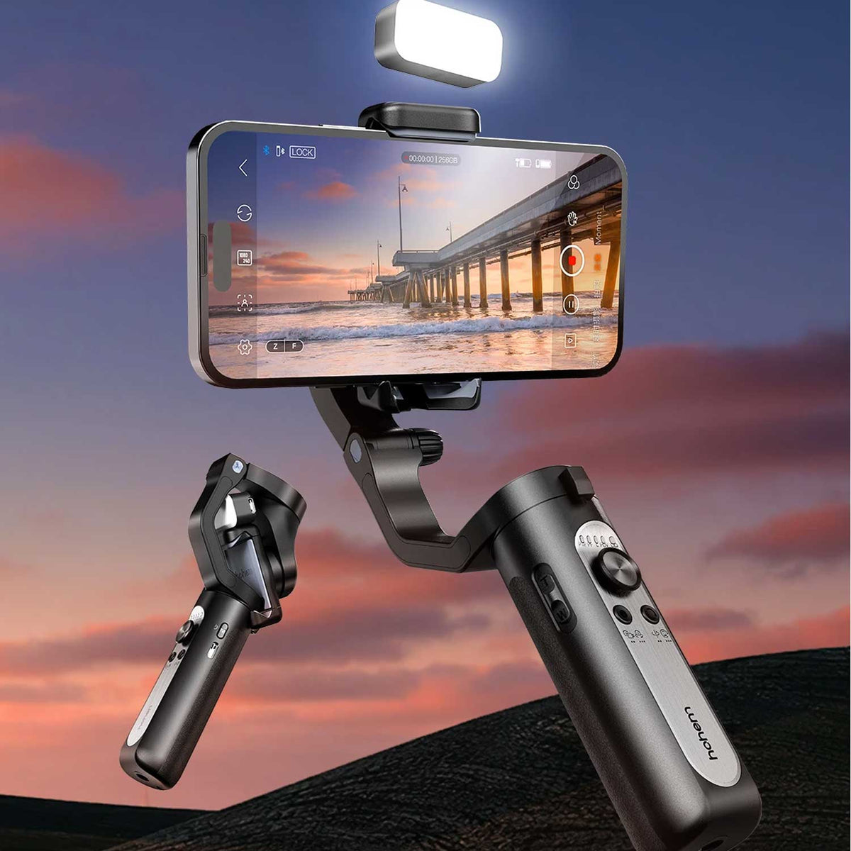 I Steady Xe 3 Axis Handheld Gimbal Stabilizer For Smartphones-black – view 2
