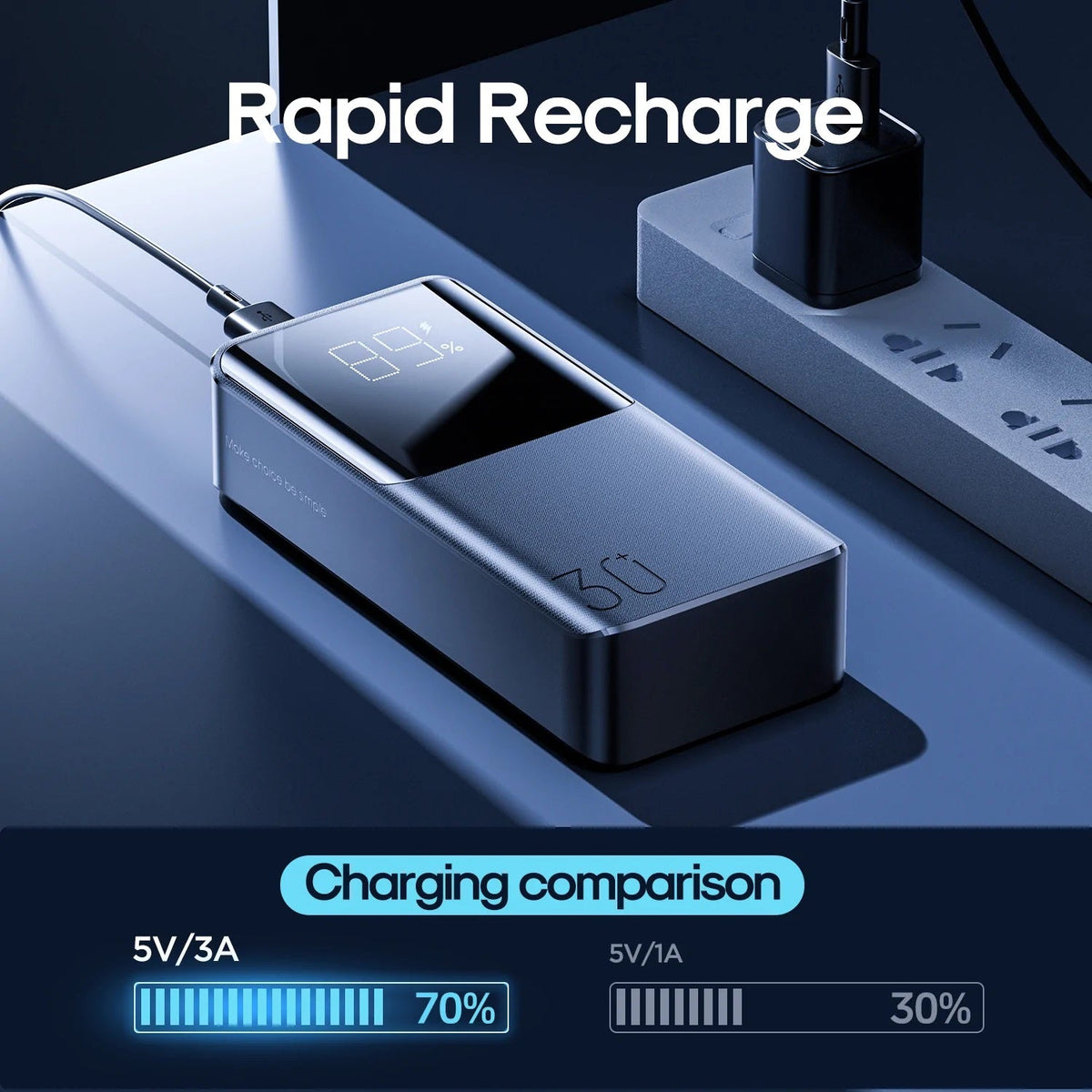 Joyroom Jr-qp193 22.5w Power Bank 30000mah – view 2