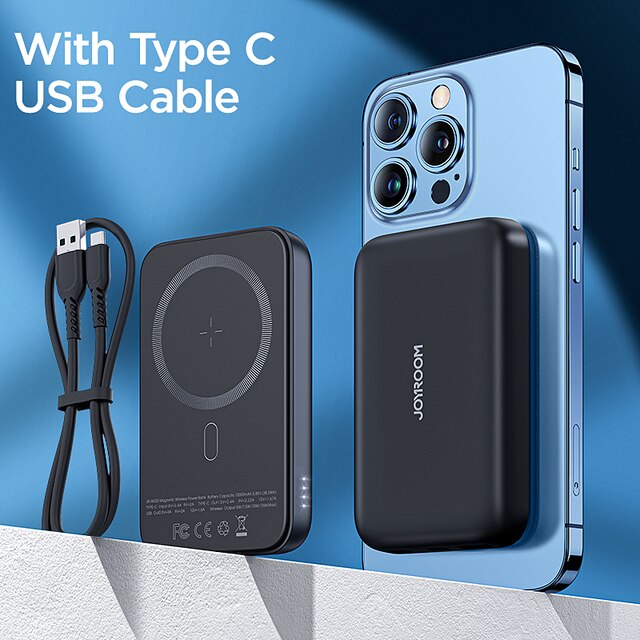 Joyroom Jr-w020 20w Wireless Power Bank 10000mah Black – view 2