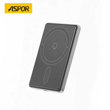 Aspor A381 Magnetic Portable Mini 5000mah Wireless Power Bank – view 2