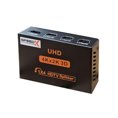 SpeedX SP-HS4 HDMI Splitter – 4 Port, 2K/4K