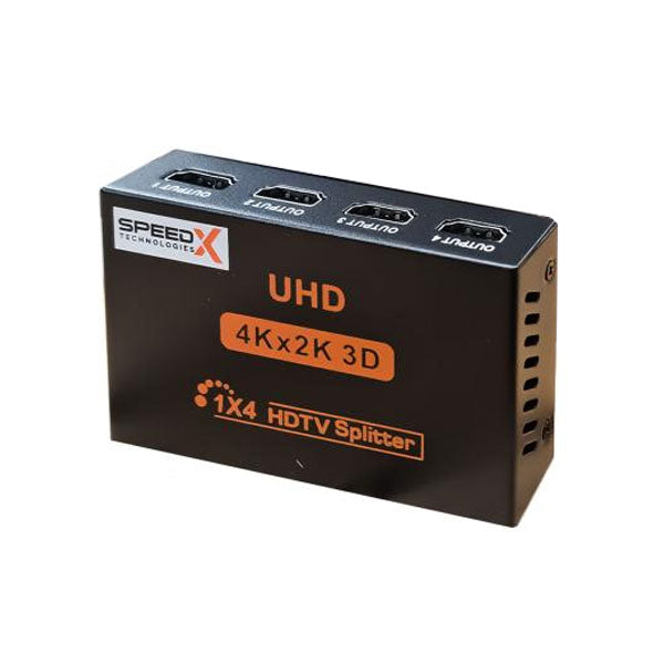 SpeedX SP-HS4 HDMI Splitter – 4 Port, 2K/4K