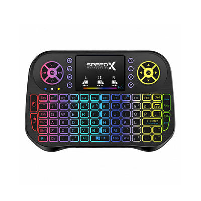 Speedx I10 Mini Wireless+bluetooth Touchpad 7 Color Backlit Light 2.4ghz