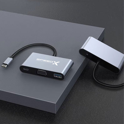 Speedx SP-TC01 Type-C 3.1 to VGA+OTG+USB 3.0 – view 2