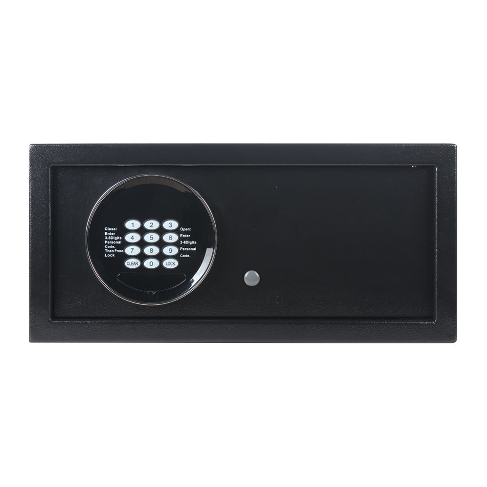 SpeedX SP-SF101 Heavy-Duty Steel Security Safe with Alarm System – Home & Office Locker (Black) – view 2