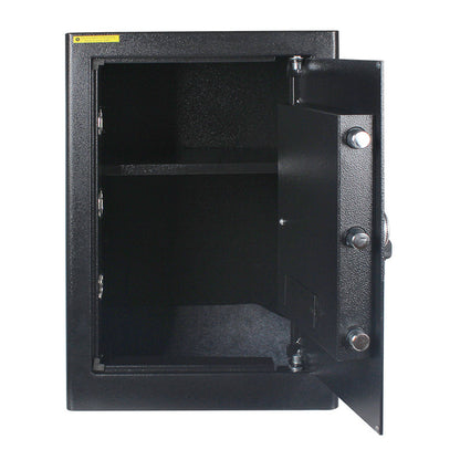 SpeedX SP-SF102 Large Steel Safe with Type-C Emergency Backup – Home & Office Security Box – view 2