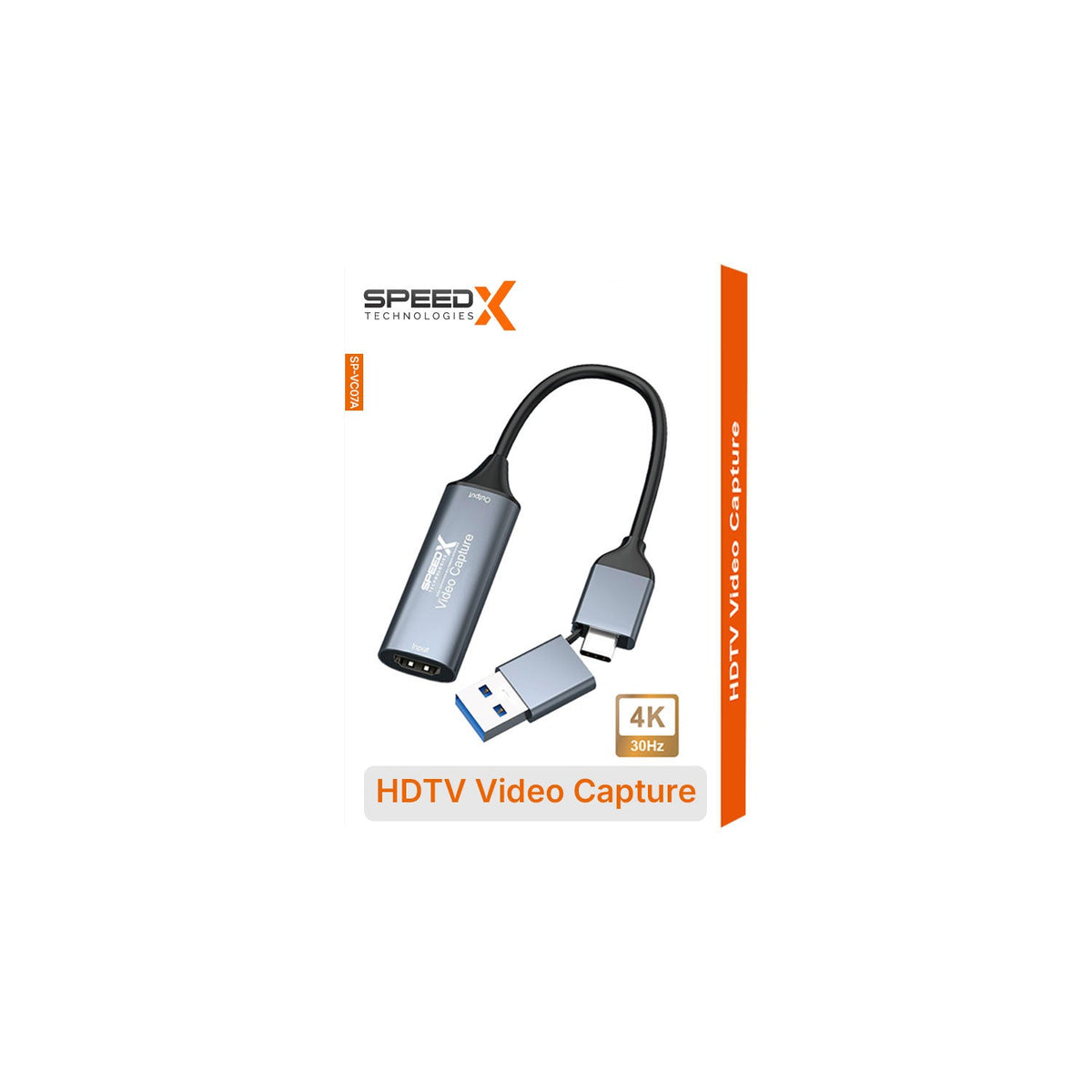 Speedx SP-VC07A Video Capture 2-in-1 USB A/C to HDMI Connector – view 2