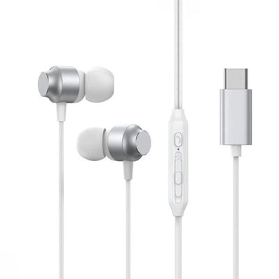 Joyroom EC06 Type-C In-Ear Metal Wired Earbuds (Black)