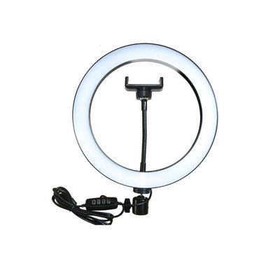 26cm LED Studio Ring Light with Mobile Holder