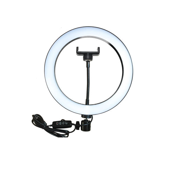 26cm LED Studio Ring Light with Mobile Holder