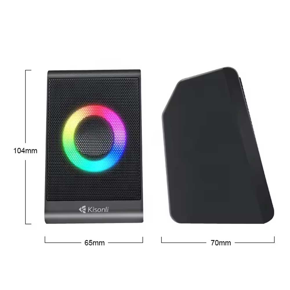 Kisonli X12 Multimedia USB Loudspeaker – view 2