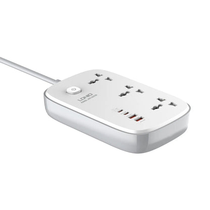 Ldnio SC6 45W GaN Fast Charging Power Extension (3 Sockets, 2 USB-A + 2 USB-C) – view 2