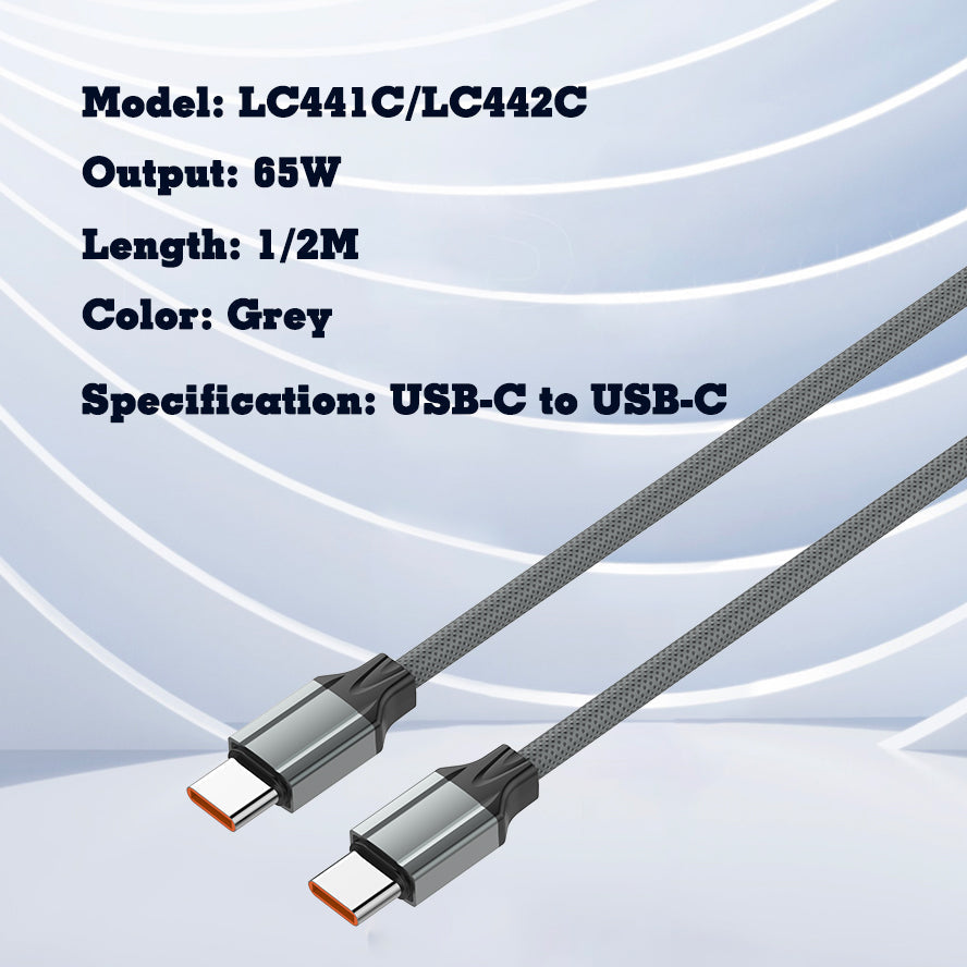 Ldnio LC441C 65W Fast Charging Type-C To Type-C Data Cable – view 2