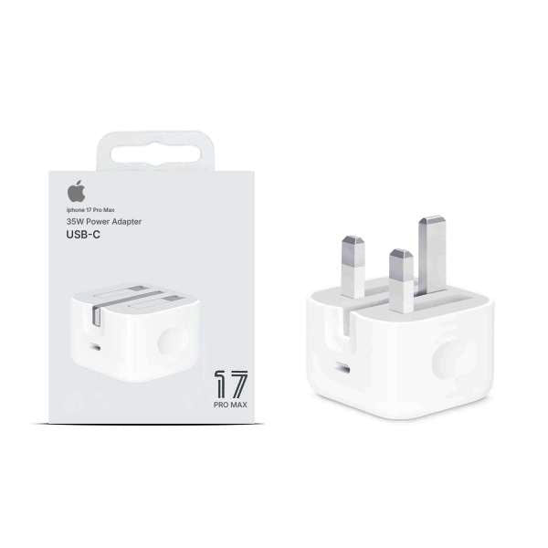 iPhone 17 Pro Max 35w (Original Watt) UK Pin USB-C Power Adapter – view 2