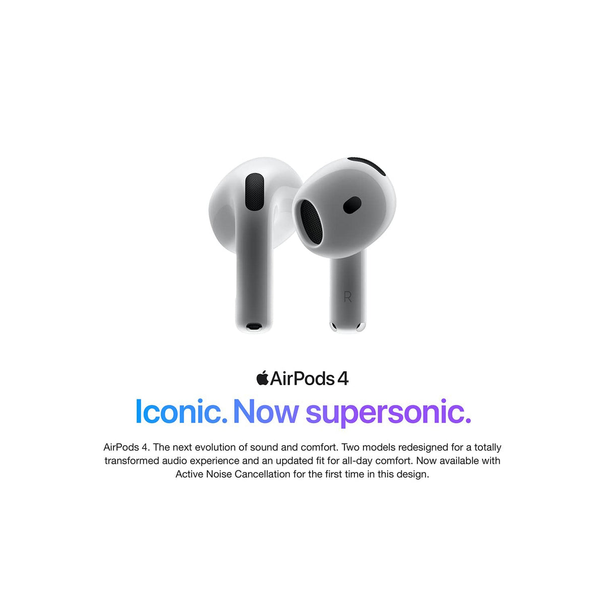 ANC In-Ear TWS Earbuds with USB-C Wireless Charging Case