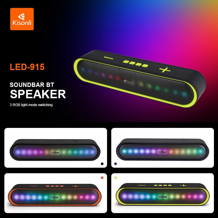 Kisonli LED-915 Wireless Bluetooth Longbar Speaker – view 3